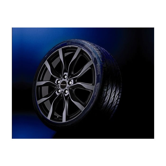 All-weather complete wheel set High-Star Black Design 19 inch