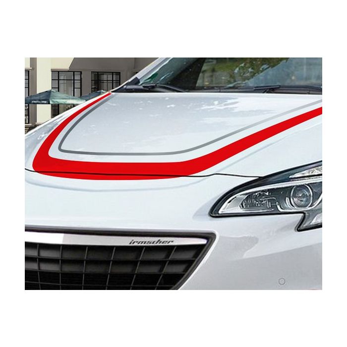 Foil decor set red (hood)