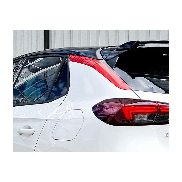 Foil decoration set roof bar red     