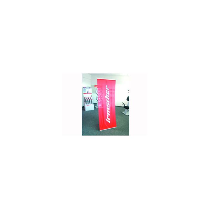 INDOOR-BANNER MIT STAENDER