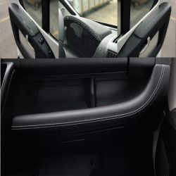PAKET 2 LEDER SCHWARZ