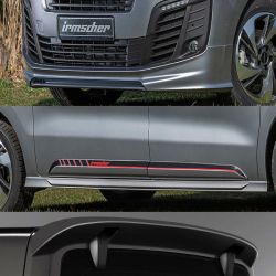Bodykit für Fzg. mit langem Radstand und Heckklappe ohne öffnender Heckscheibe