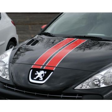 Twin-stripe decals