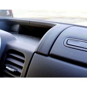 Leather cockpit border