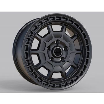 Set of light alloy rims Cross Star Black Design 18