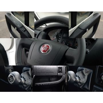 Complete leather package black