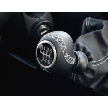 Shift boot leathered black