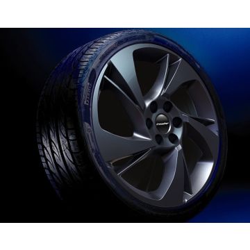 Complete wheel set Heli-Star Black Design19 inch incl. TPMS