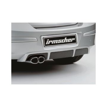 Rear silencer / exhaust with double pipe left