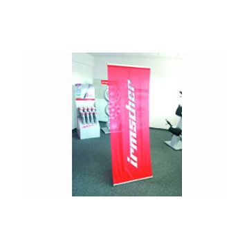 INDOOR-BANNER MIT STAENDER