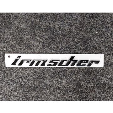 Irmscher lettering black
