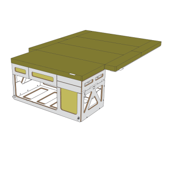 Schlafmodul in Farbe 61    