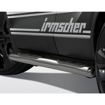 Side steps (round, stainless-steel polished)