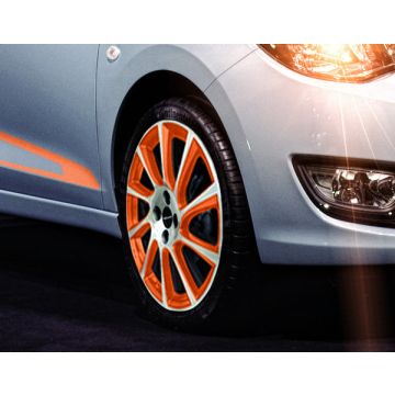 LM-Felgen-Satz Turbo-Star Orange Exclusiv 16"