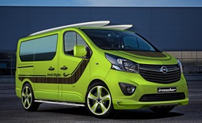 Weitere Individualisierungsprodukte des Opel Vivaro durch Irmscher