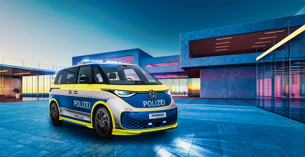 Irmscher ID.Buzz as TUNE IT! SAFE! Campaign vehicle